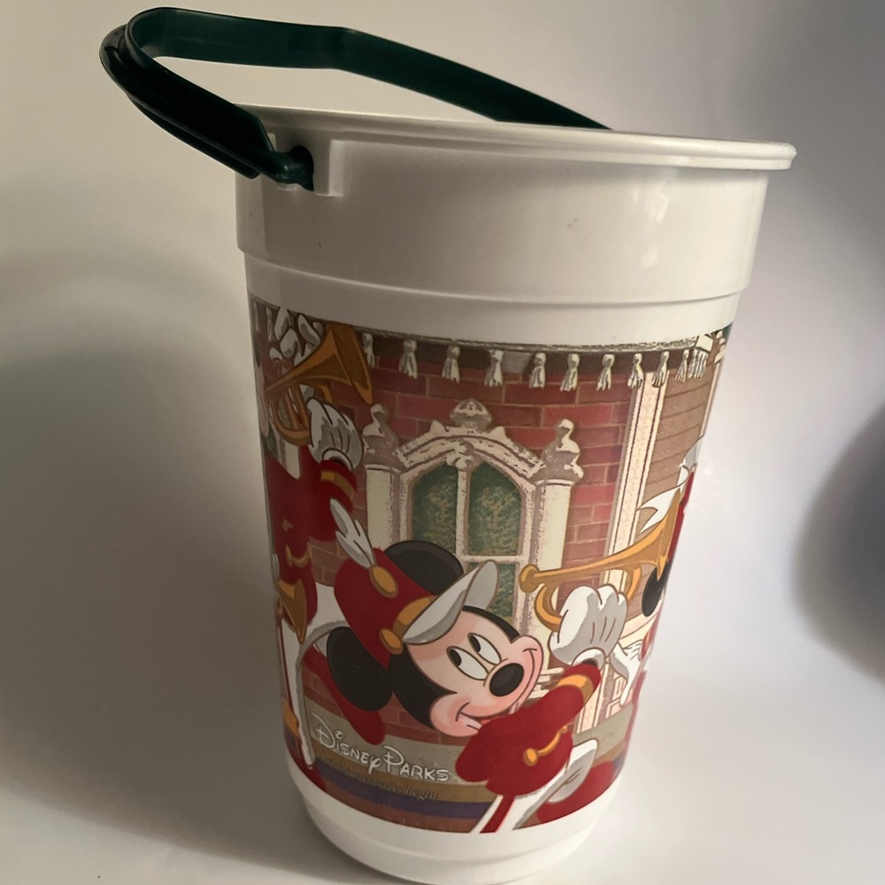 SET OF TWO 1990’s Disney Parks Popcorn Buckets - Mickey in Marching Band NO LIDS